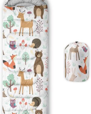 sleeping bag for kids boys girls–lightweight warm cold weather sleeping bags,waterproof