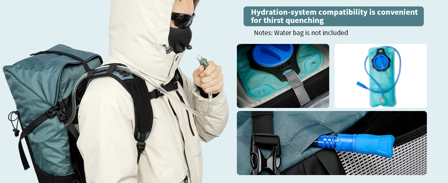 40l to 50l extra large capacity hiking bag