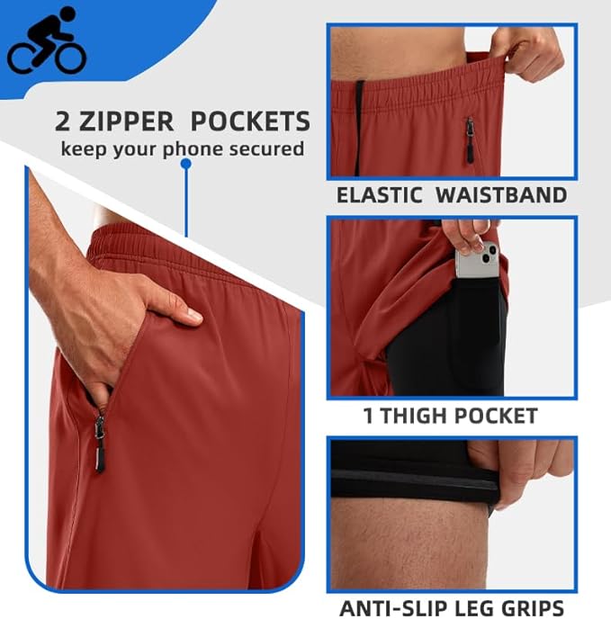 men's mountain bike shorts 3d padded loose fit riding biking cycling bicycle biker shorts