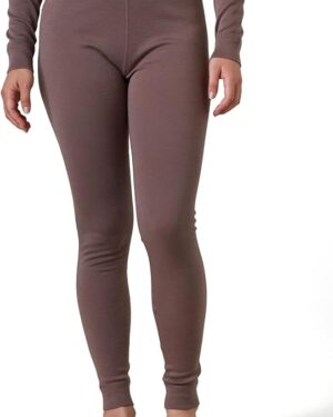 womens 100% merino wool base layer long sleeve pants l48/l49