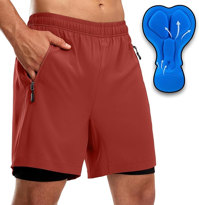 men's mountain bike shorts 3d padded loose fit riding biking cycling bicycle biker shorts