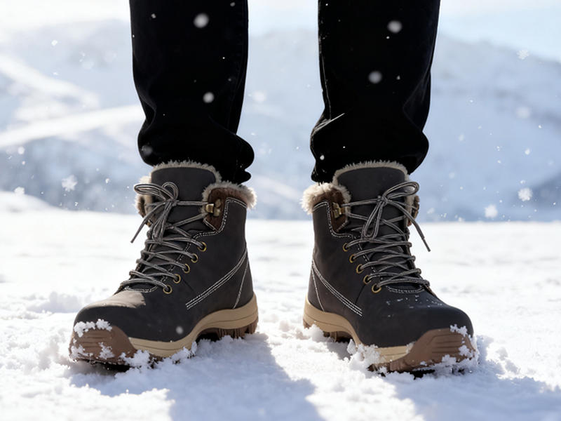 men's waterproof cold weather snow boots size 9.5