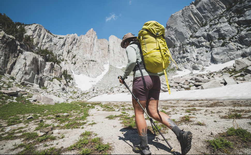 trail back trekking poles (pair) | durable aluminum | flicklock adjustability