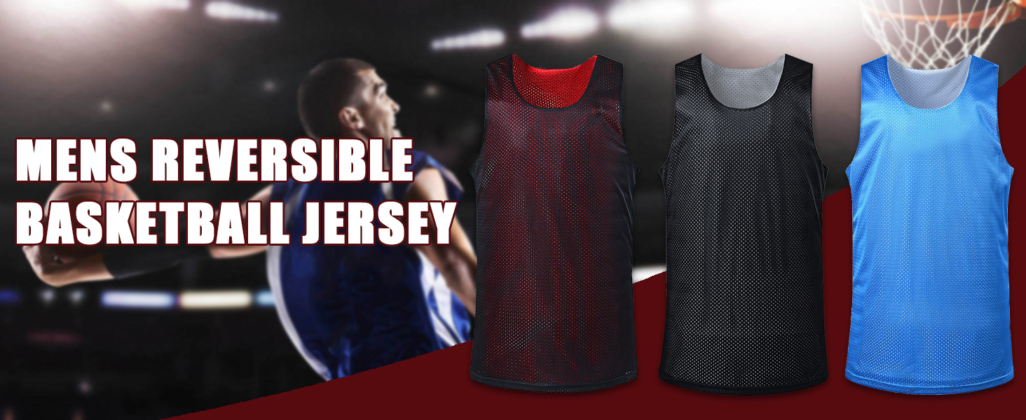 men's reversible basketball jersey blank mensh jersey team uniform custom basketball
